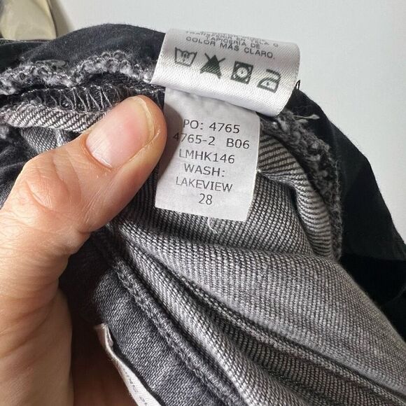 Frame Denim L’ Homme Skinny Jeans Faded Black Gray Denim - Picture 11 of 12